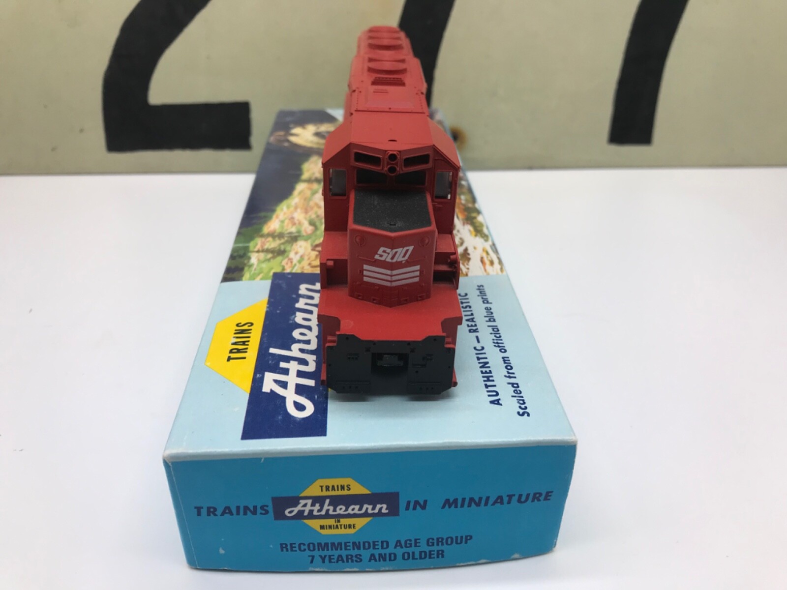 Athearn Ho Scale Soo Line SD40-2 Powered Diesel Locomotive Unassembled NOS