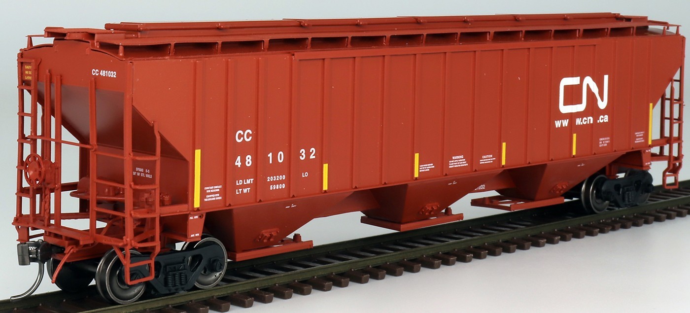 Intermountain PS 4750 covered hopper Chicago Central/CN HO SCALE NEW!