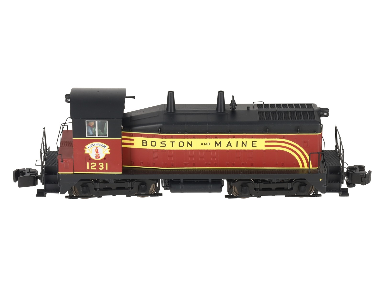 S-Helper 00099 S Gauge Boston & Maine SW-9 Diesel Switcher #1231 EX/Box