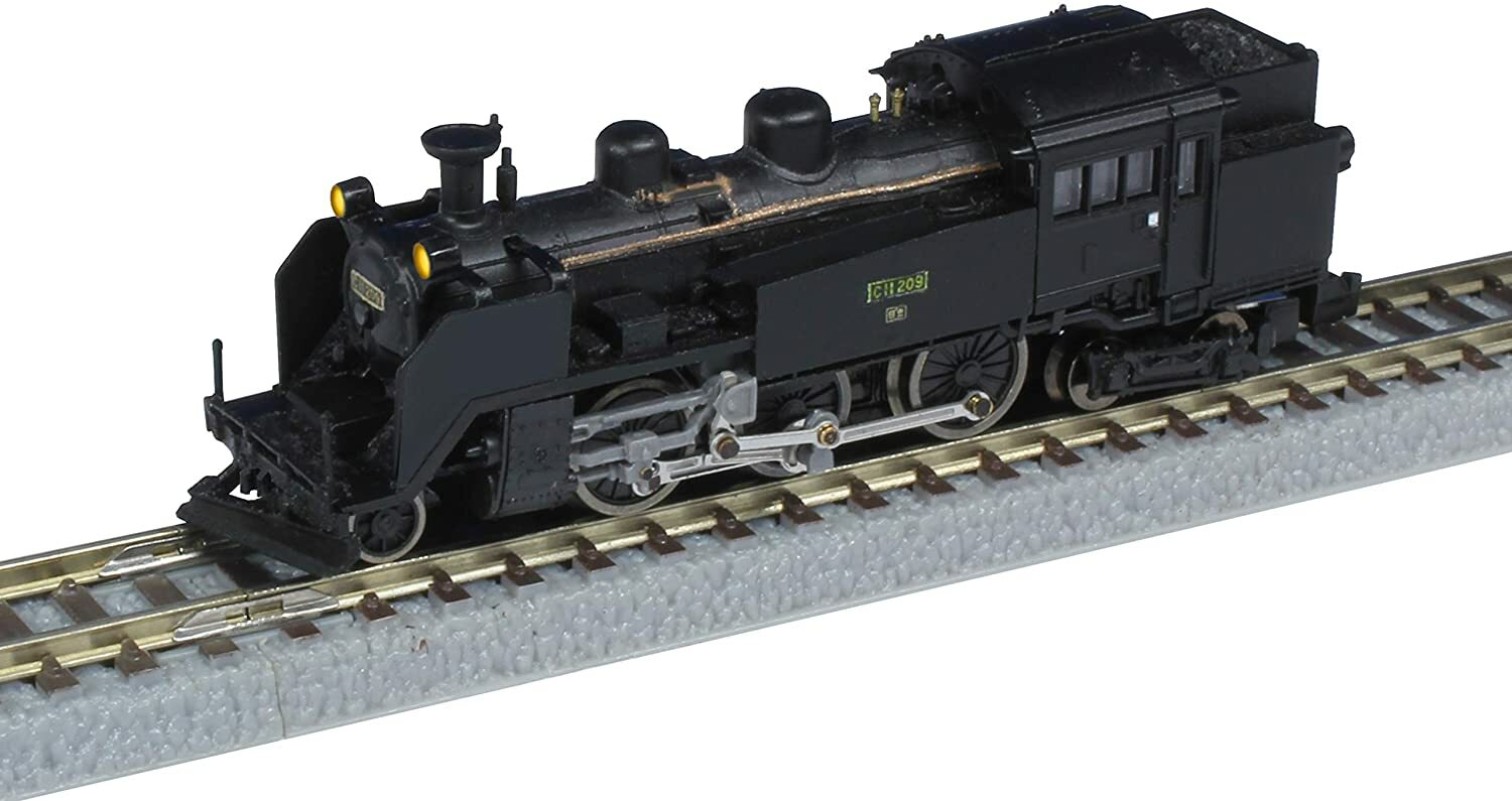 Z gauge T019-8 JNR C11 No.209 Hokkaido 2-Lamp Type Model Train Steam Locomotive