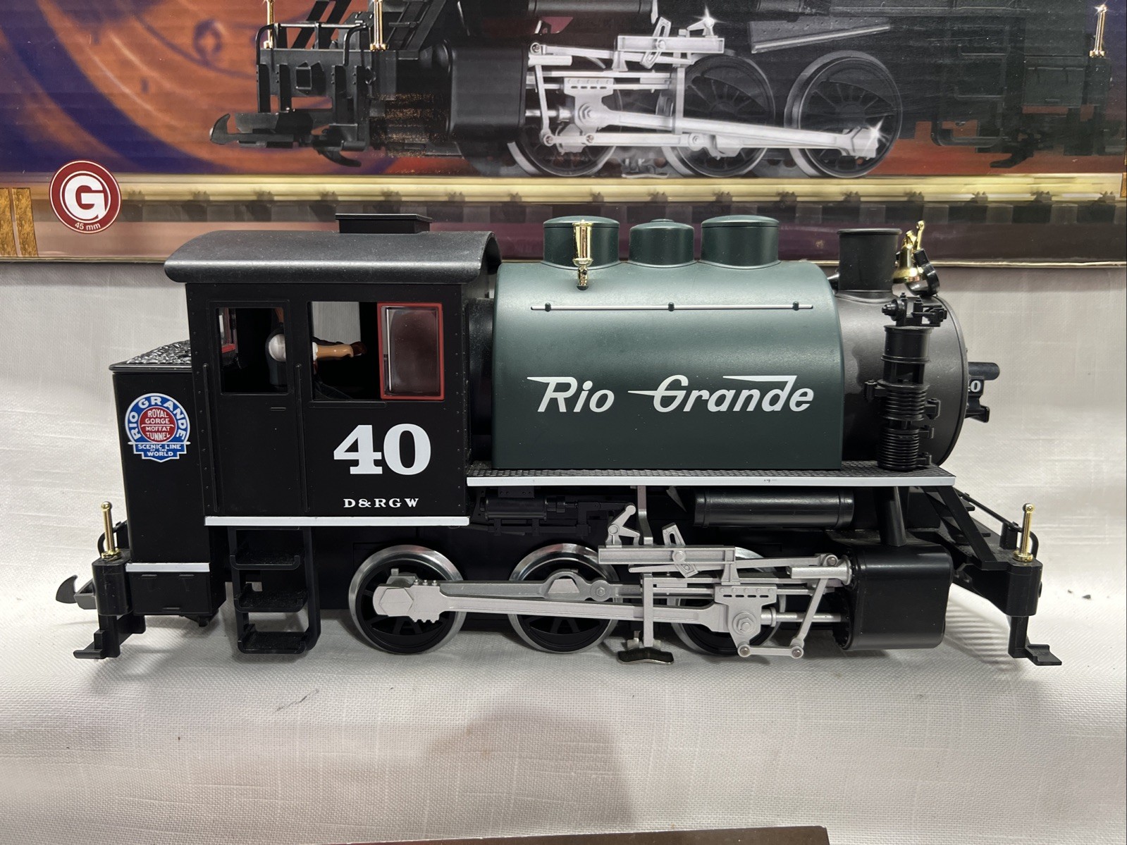 Piko 38202 G Denver & Rio Grande Western 0-6-0 Sadletank Steam Locomotive LN
