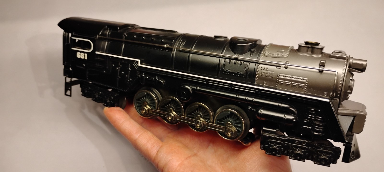 Williams O Gauge S-2 6-8-6 Engine w/ Tender: Tested/ Runs