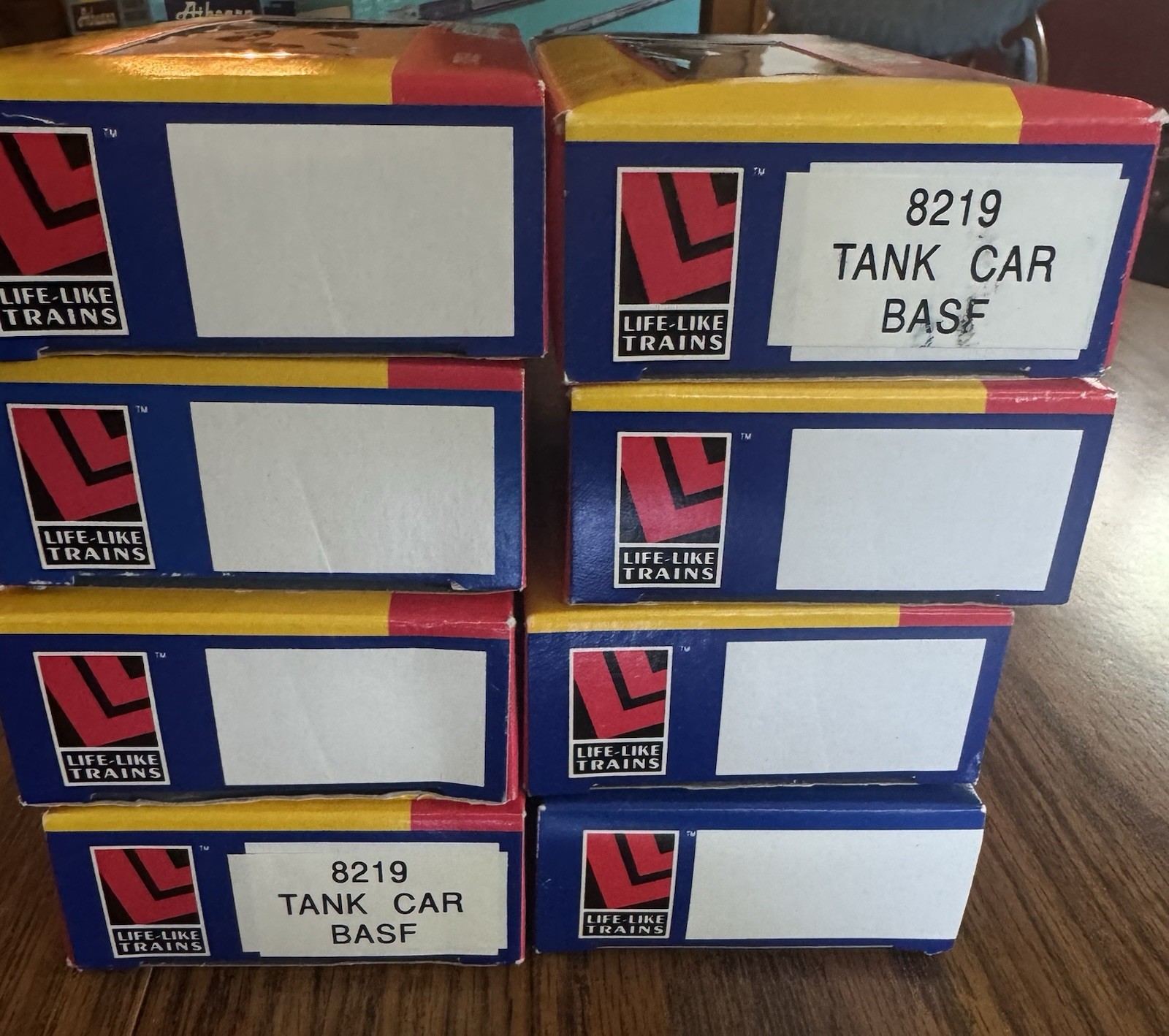 Lot Of 8 Vintage Life-like Trains Powered Locomotives/ Freight Cars New In Box
