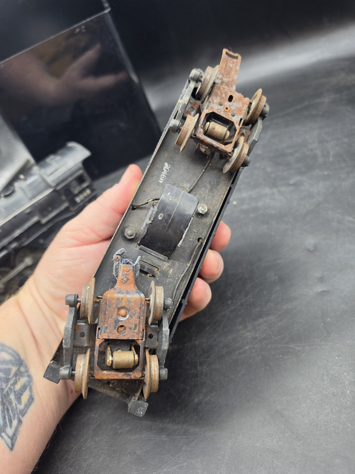 Lionel PW, O 4-6-4 #2046 & Whistle Tender 2046W For Parts/repair