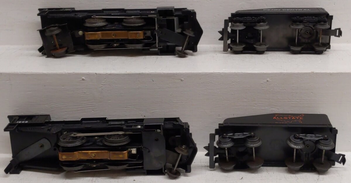 Marx & Others Vintage S Gauge Assorted Steam Locomotives & Tenders: 1666 [4]