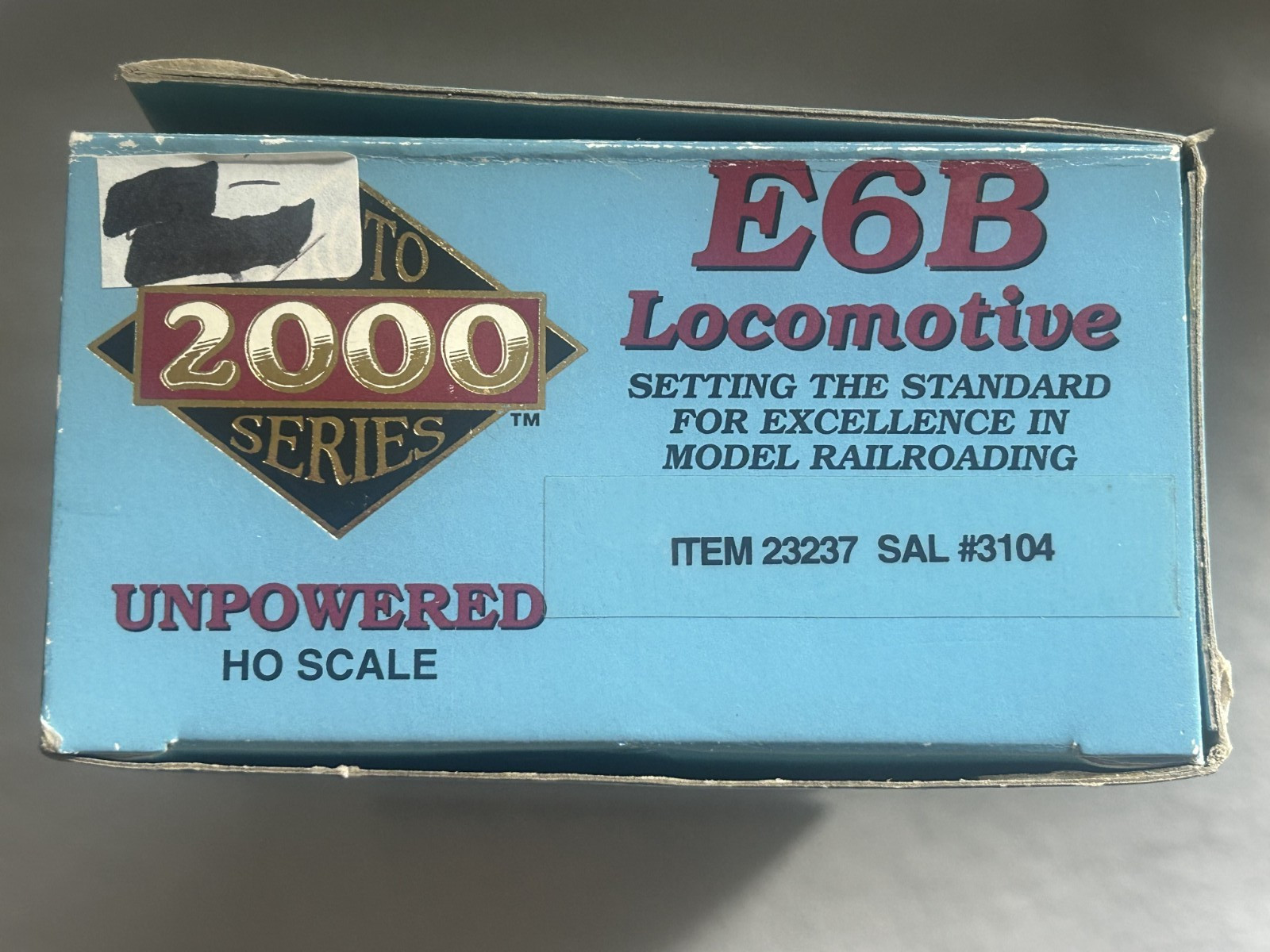 Proto 2000 HO UNPOWERED Seaboard 3104 E6B B-Unit Loco #23237 NOS