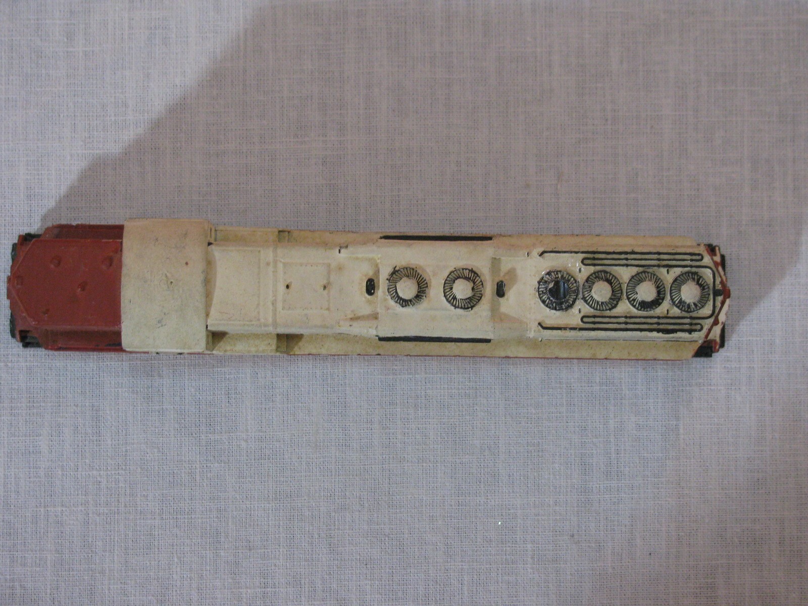 Vtg HO Scale Diesel Locomotive Shell ONLY, SOO #2381, Unmarked, PARTS/REPAIR rr