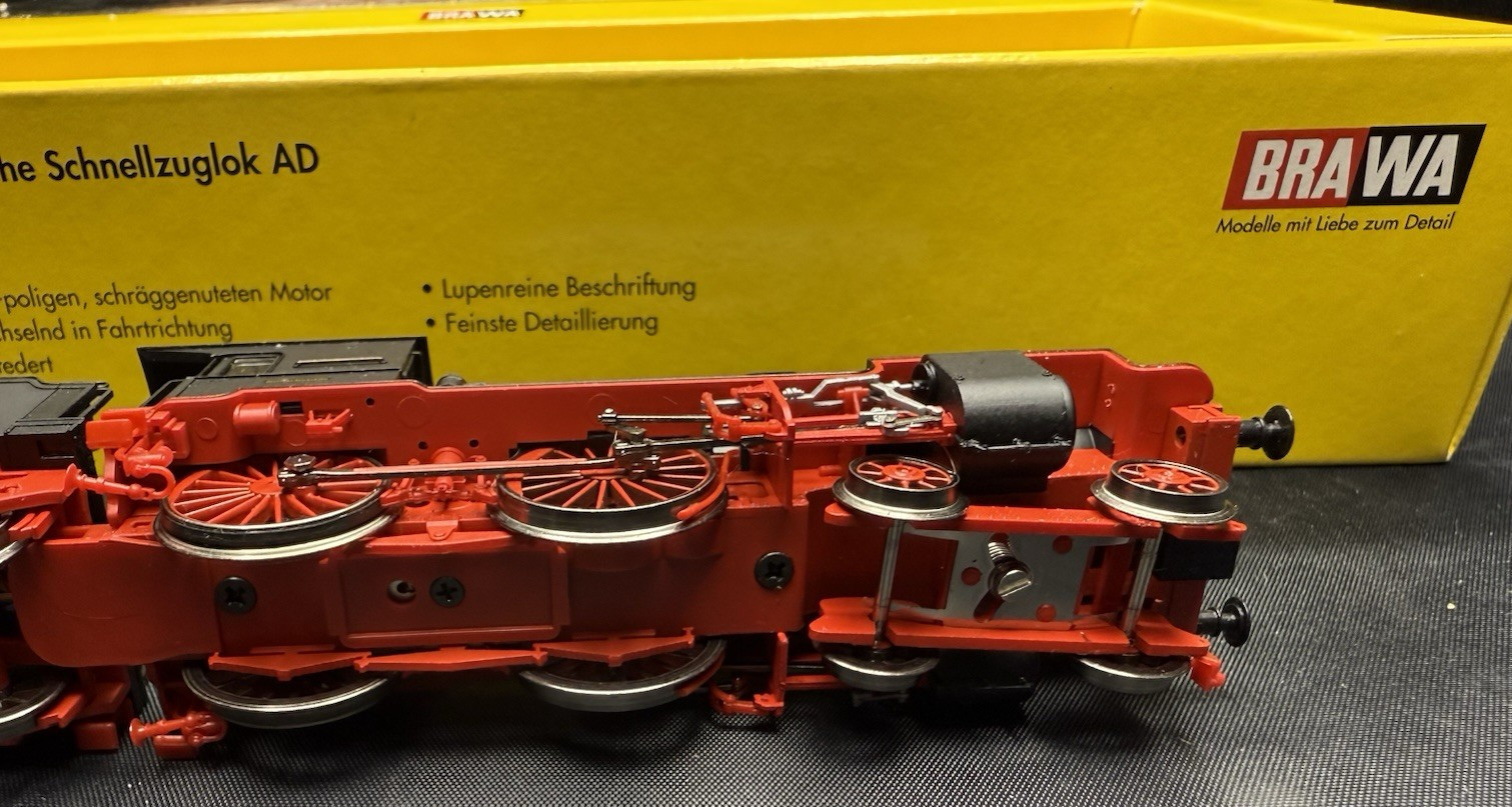BRAWA 0642 EXCLUSIVE EDITION ELECTRIC LOCOMOTIVE & TENDER BR 13 1623 AD TESTED