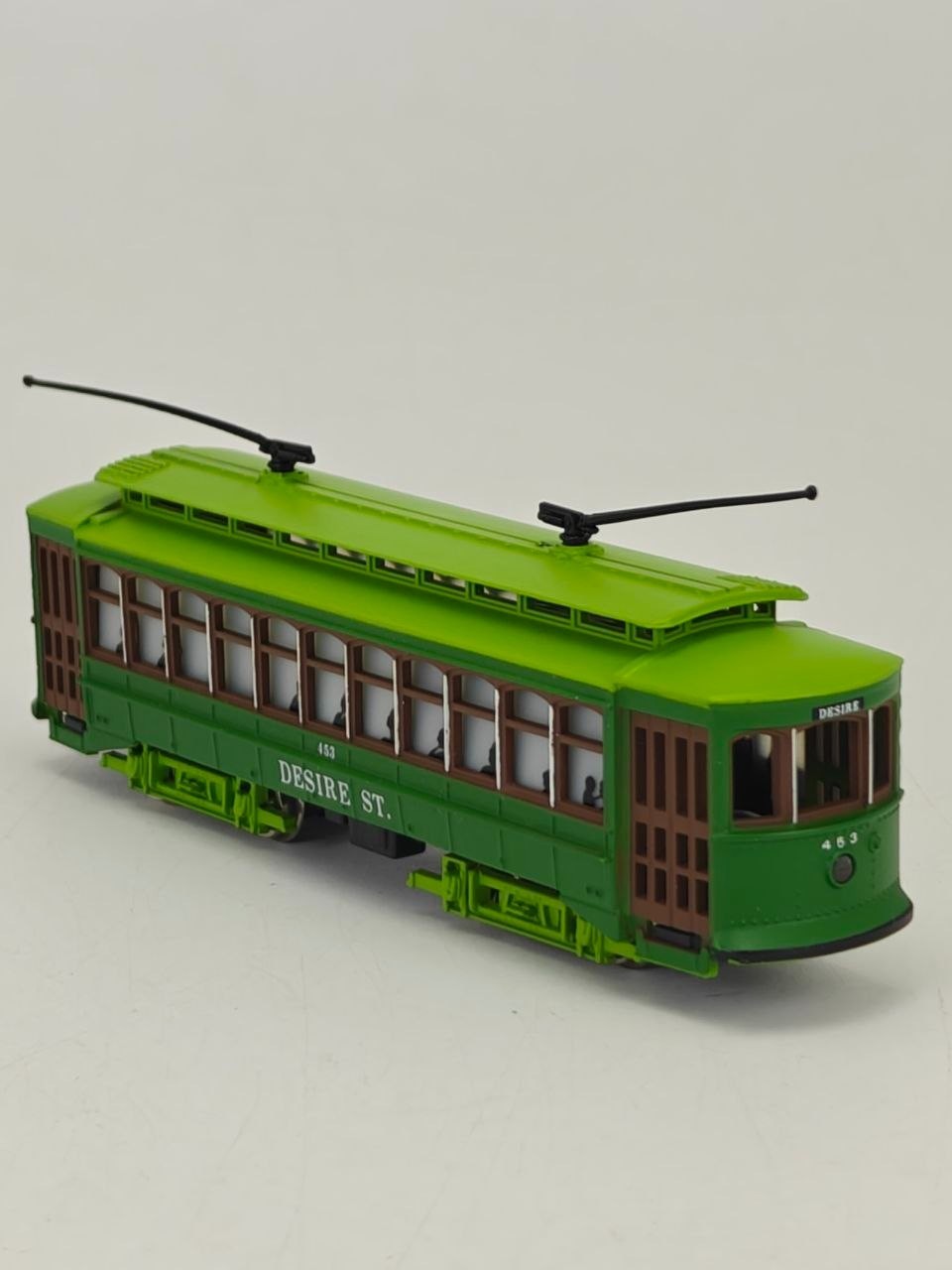 Bachmann Brill Trolley 453 Desire St HO Scale No Box Tested Light Works