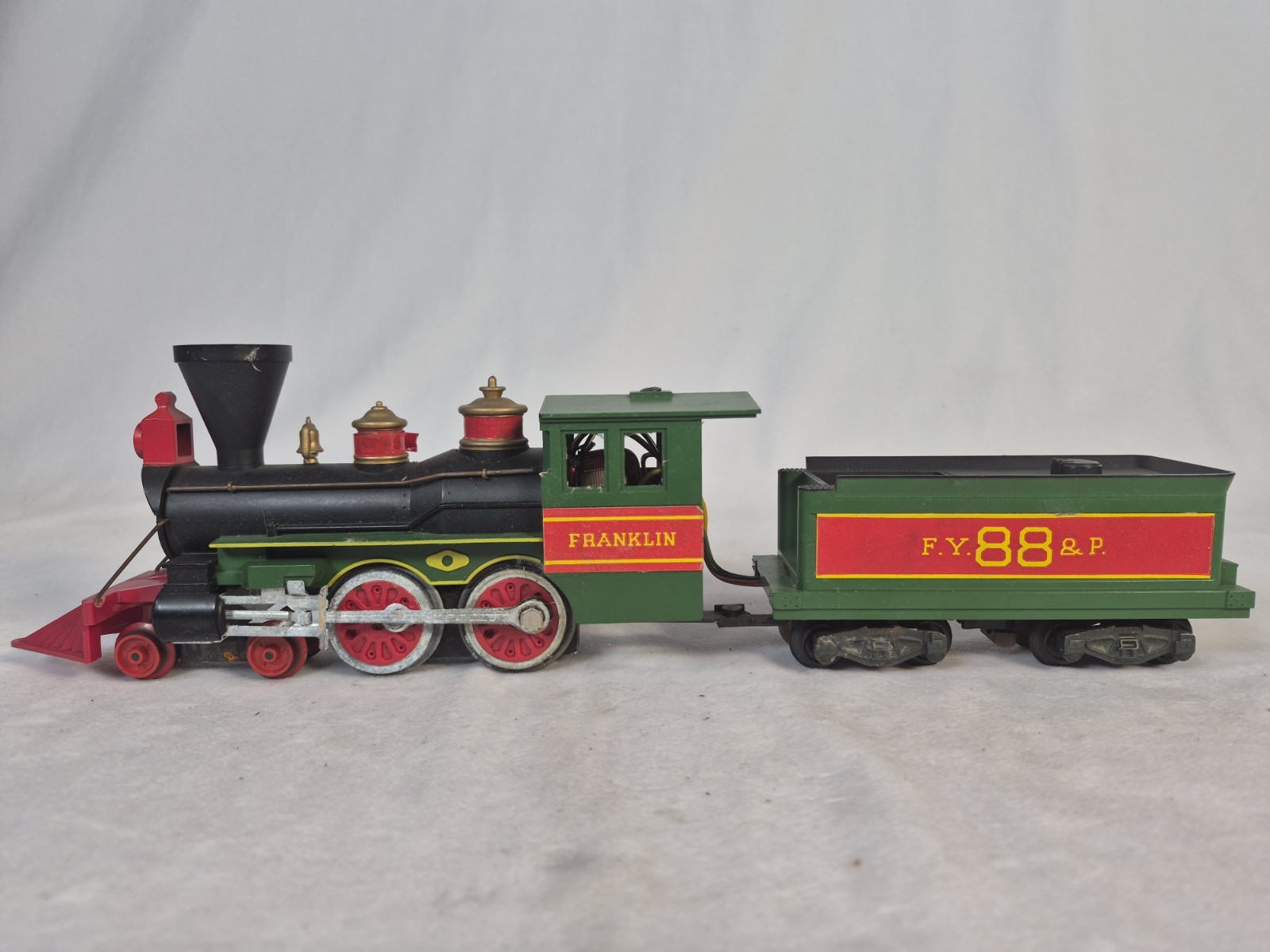 Franklin Steam Locomotive & FY 88 P Tender Tin Litho Electric Train Set
