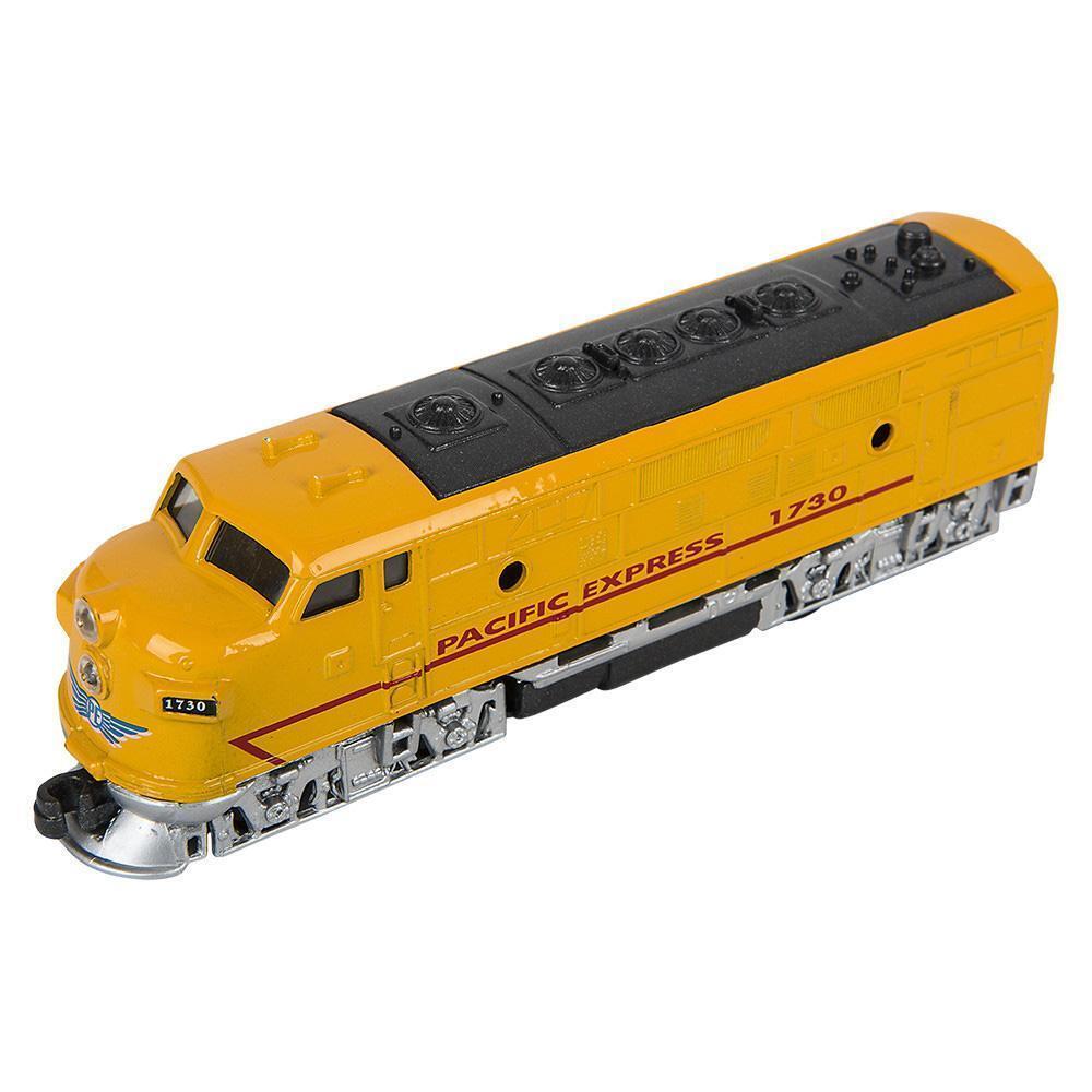 Classic Loco Diesel Engine Train Locomotive Powerful Pull Back Action 6 ½ Inches