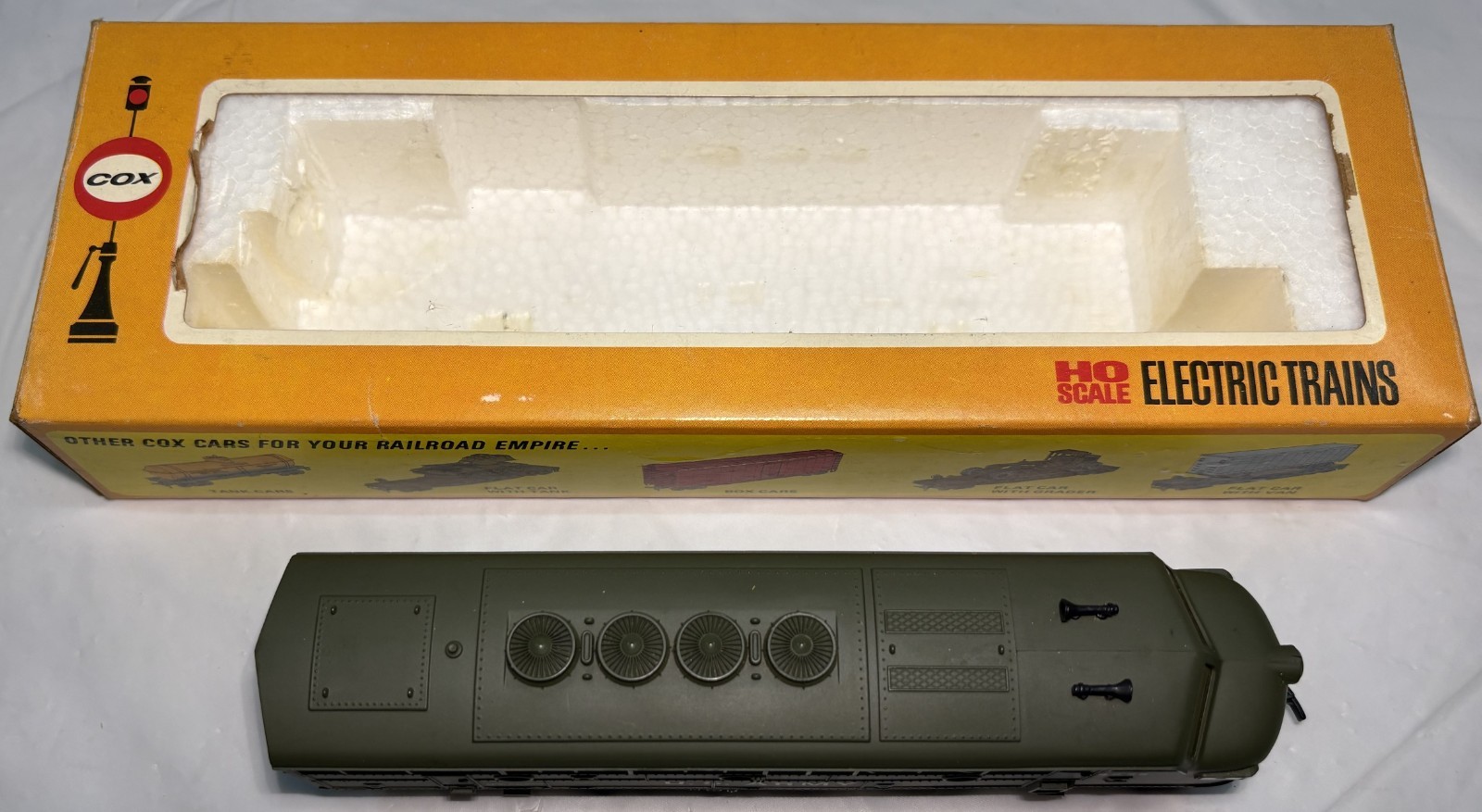 Cox 6111-6 U.S. Army F3 Diesel Locomotive HO Scale