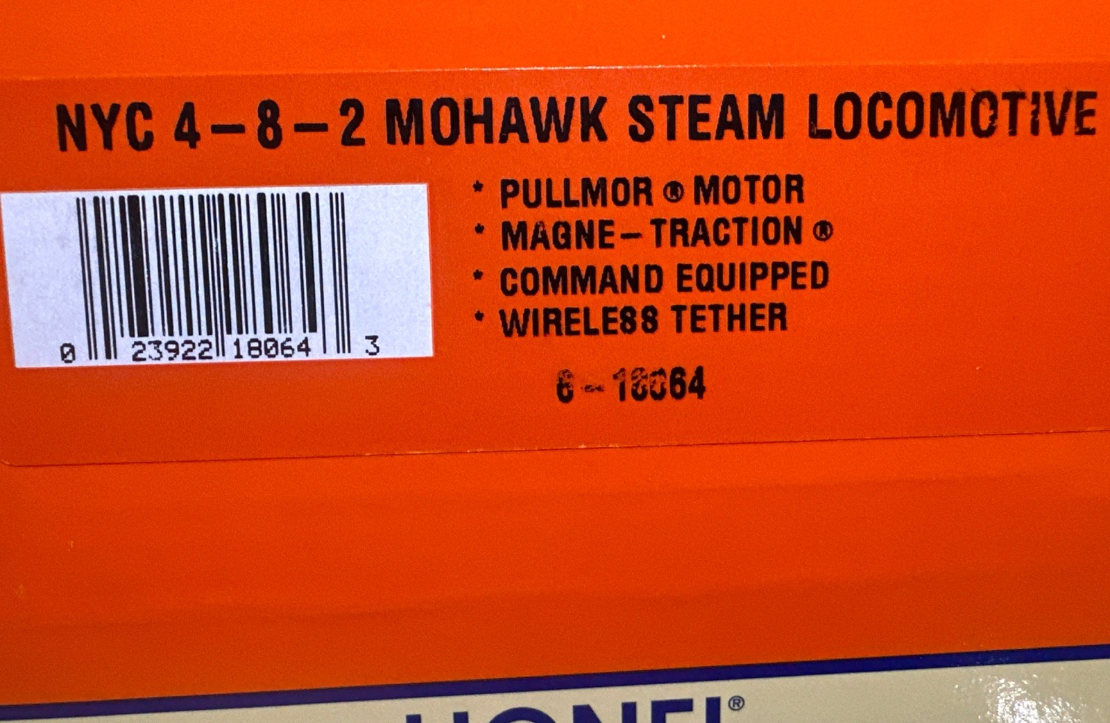 Lionel 6-18064 New York Central L-3A Mohawk Steam Locomotive Tender O-Gauge TMCC