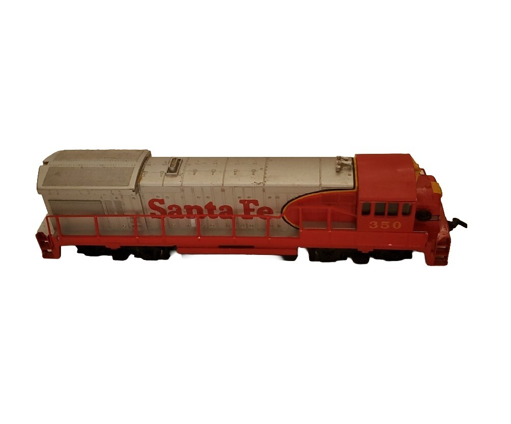 Bachmann HO Scale Model Train Locomotive Santa Fe RR #350 Untested