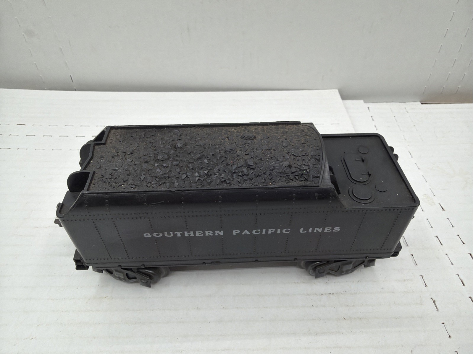Vintage Marx Toys Southern Pacific 8-Wheel Plastic Tender Coal Car Pressed Steel