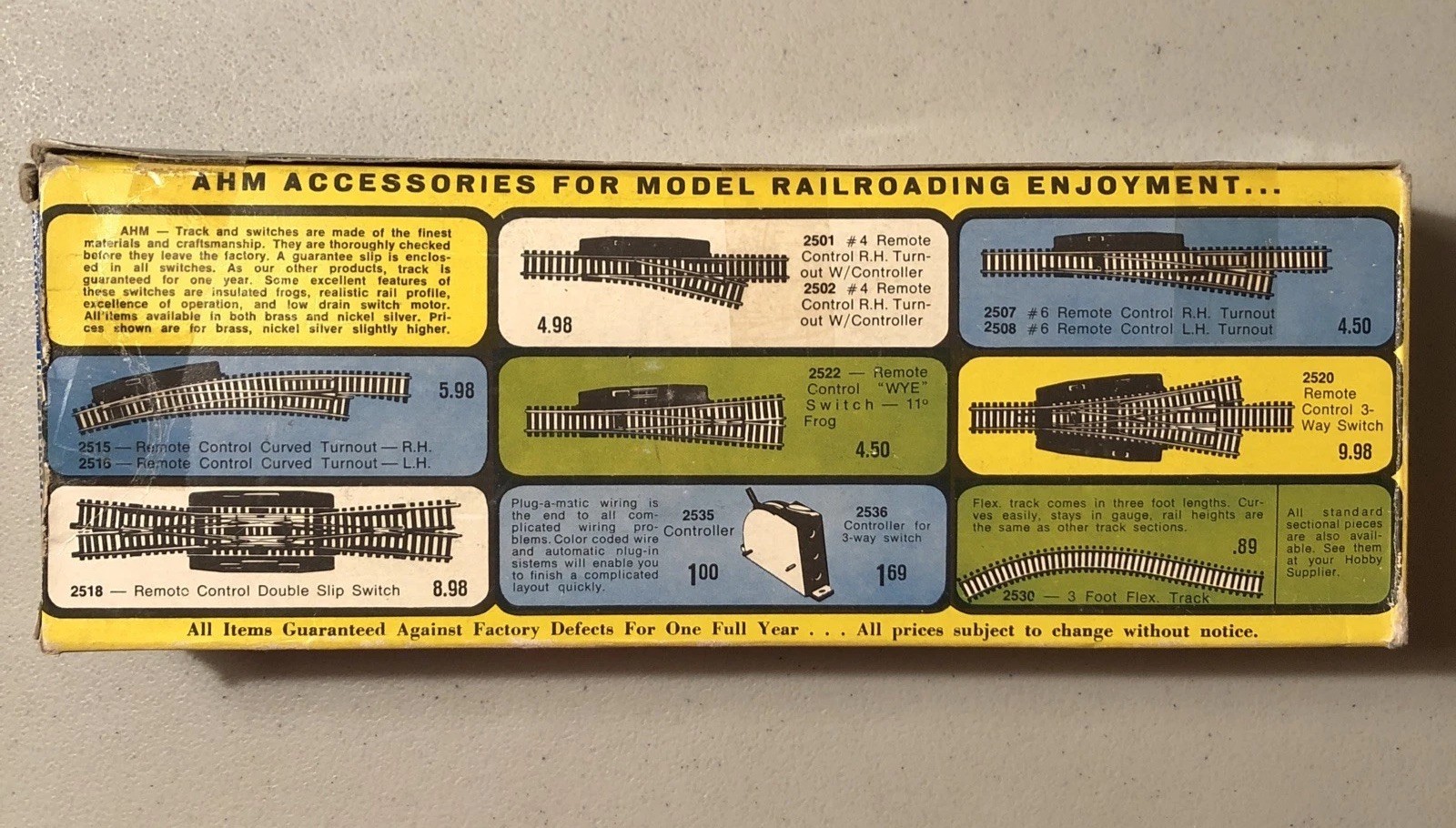 Vintage AHM Reading Lines 266 Locomotive Train Engine – Tested And Runs!