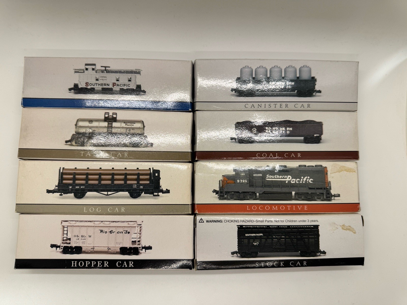 Locomotive And 7 Cars N Scale High Speed Productions Southern Pacific 8 Total