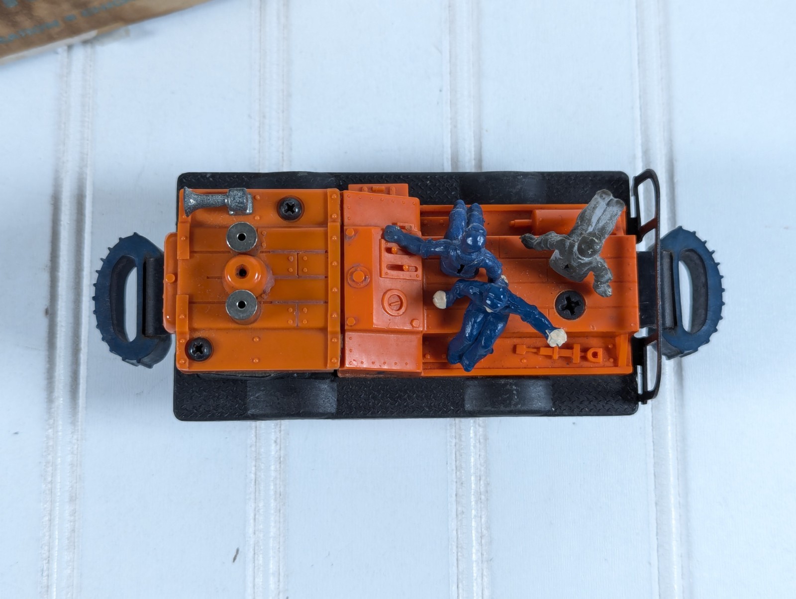 Lionel #50 O Gauge Gang Car Motorized Track Maintenance Orange w/ Original Box