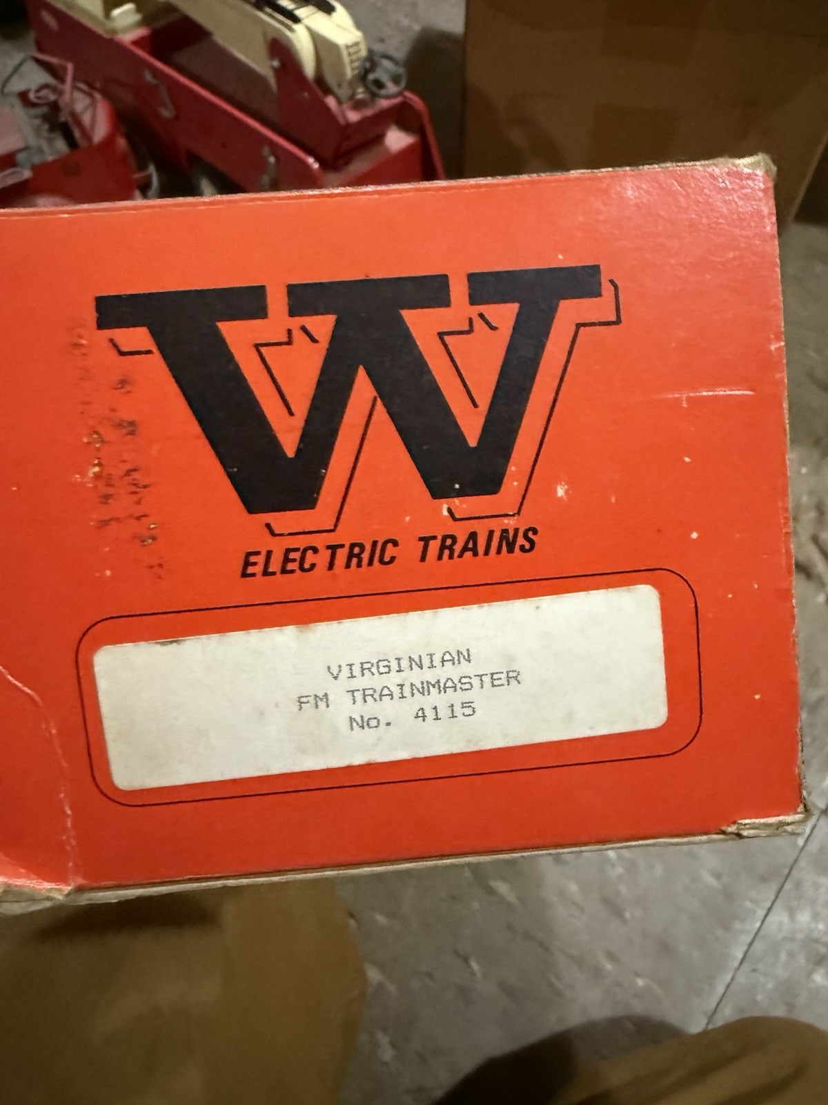 Williams Electric Train Virginian FM Trainmaster Crown Edition 4115 UNTESTED