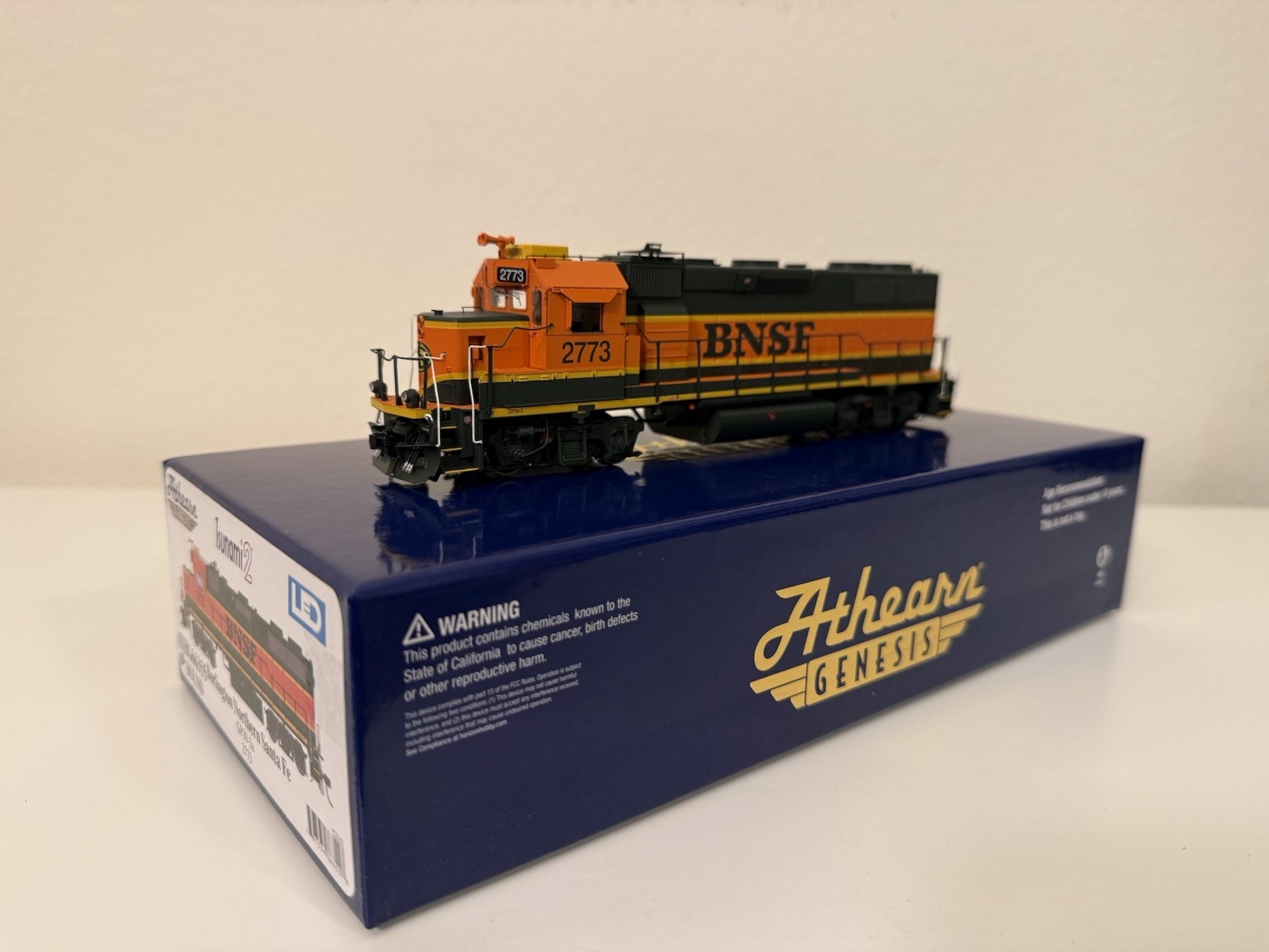 BNSF EMD GP39-2u #2773 DCC& Tsunami2 Sound HO Scale ATHG66355 Athearn Genesis