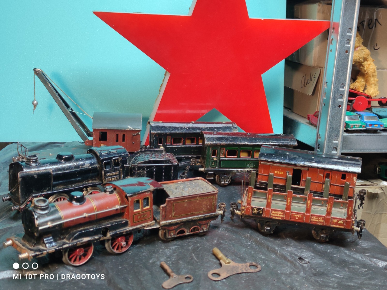MARKLIN SPUR 1 LOCOMOTIVE MÄRKLIN GAUGE 1 110/220 STARKSTORM 1925 GERMANY PARTS