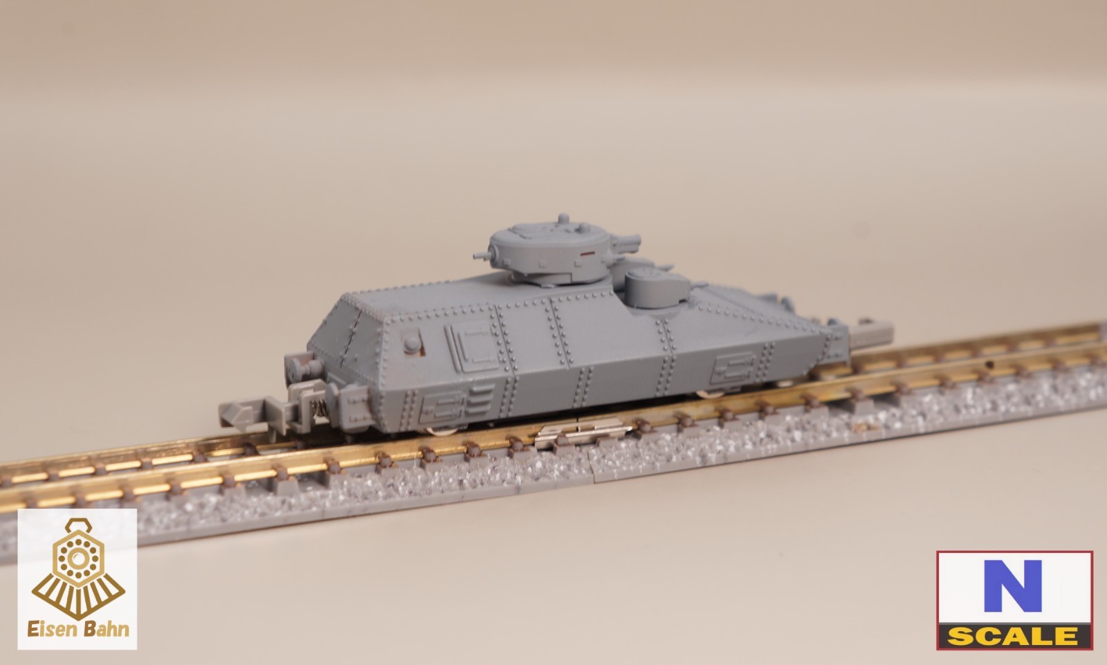 1/160(N-Scale) Russian DZERZHINETS Armored Train /w wheels & coupler resin kit