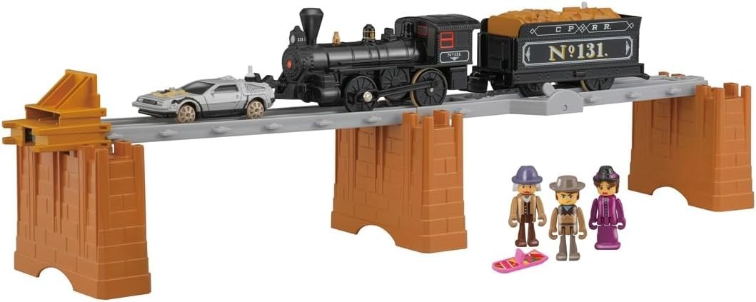 Plarail Back to the Future Part 3 Locomotive Train & Time Machine Set 2025 Japan