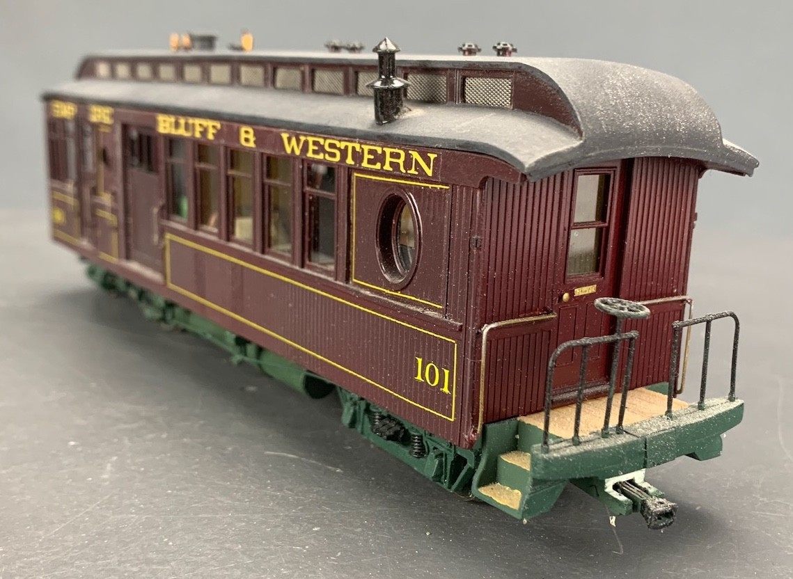 Empire Bluff & Western Steam Railcar # 101 Powered JER O3380