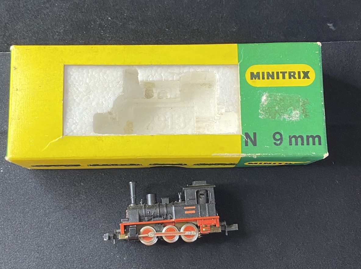 Minitrix Vintage West German N Scale 2913 0-6-0 Steam Locomotive Tested