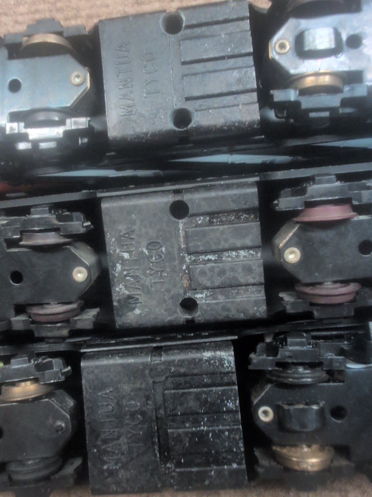 HO AHM Tempo Canadian National #6536ᇛ Zebra F3 Diesel Loco Engine lot of 4