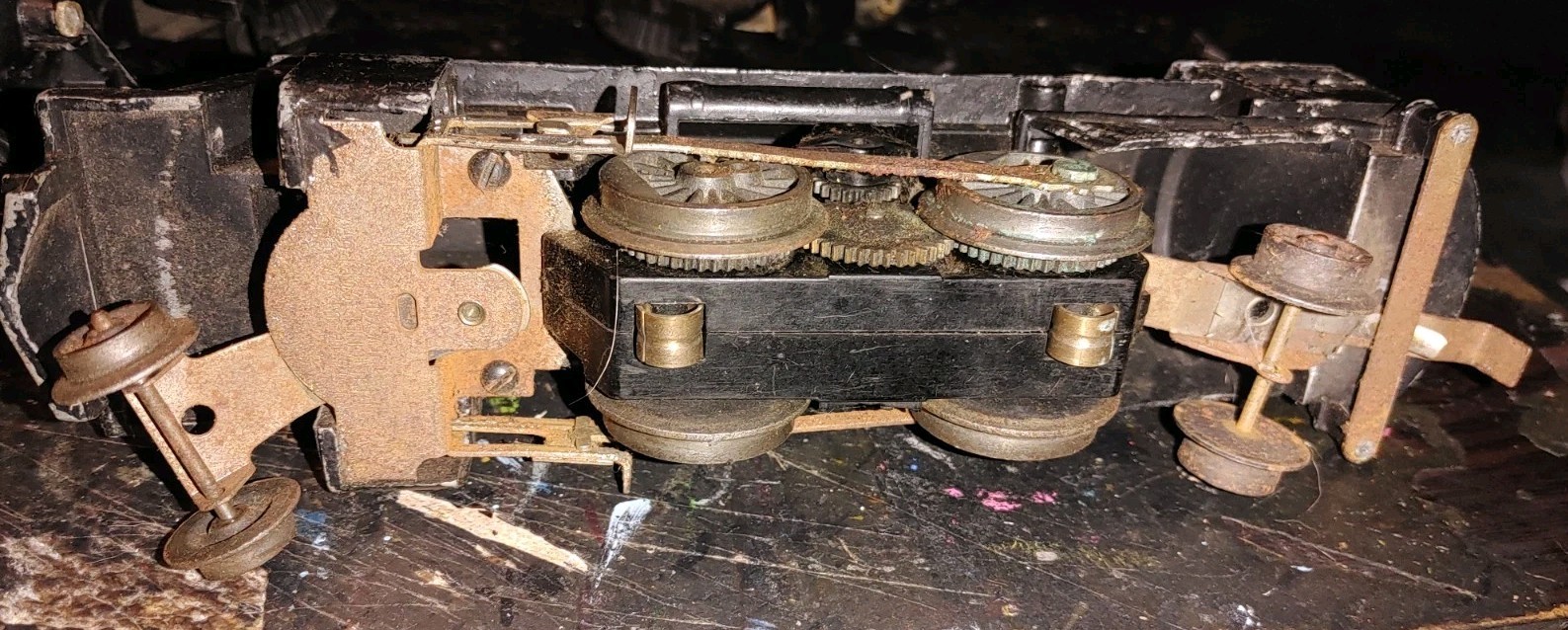 Vintage 6 Lionel Steam Locomotive Engine Parts & 2 Tenders (2)1684,246 & Unknown