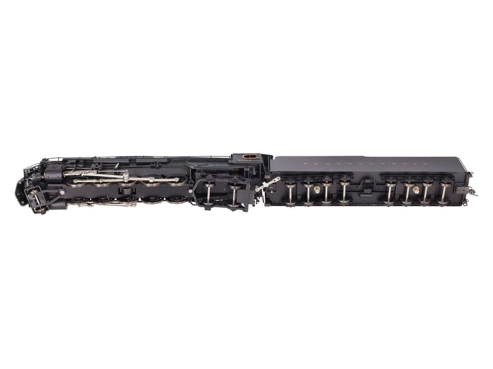 Sunset Models O Brass PRR J1a 2-10-4 Steam Locomotive & Tender #6443 (2-Rail) EX