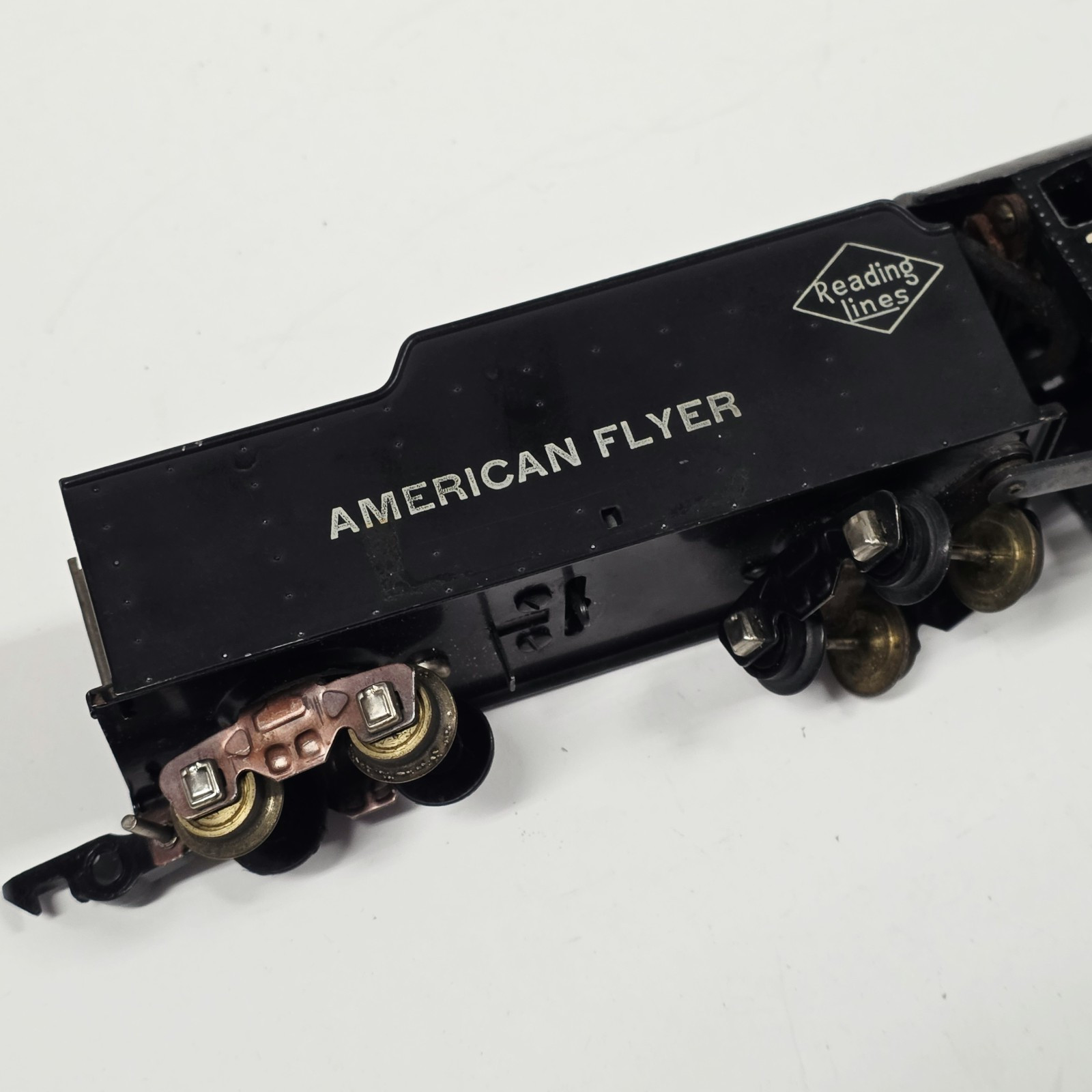 AMERICAN FLYER 302 S-GAUGE STEAM LOCOMOTIVE READING LINES