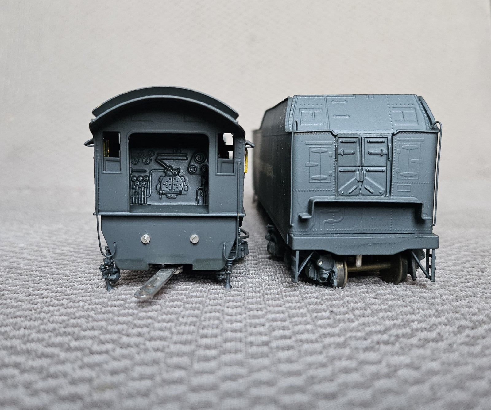 SUNSET MODELS HO C&O 2-10-2 BRASS ENGINE & TENDER in Box