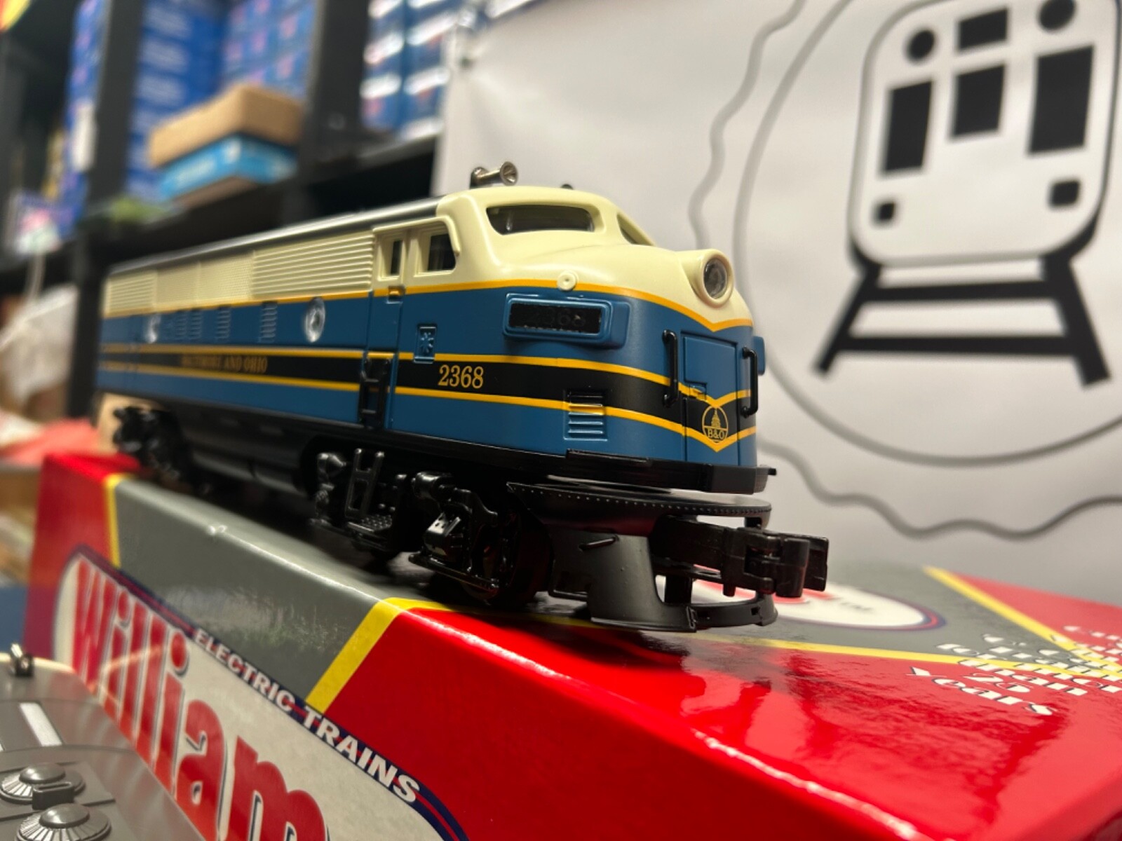 Williams Repro Baltimore & Ohio F-3 AA Diesel Engine Set w/ True Blast 2