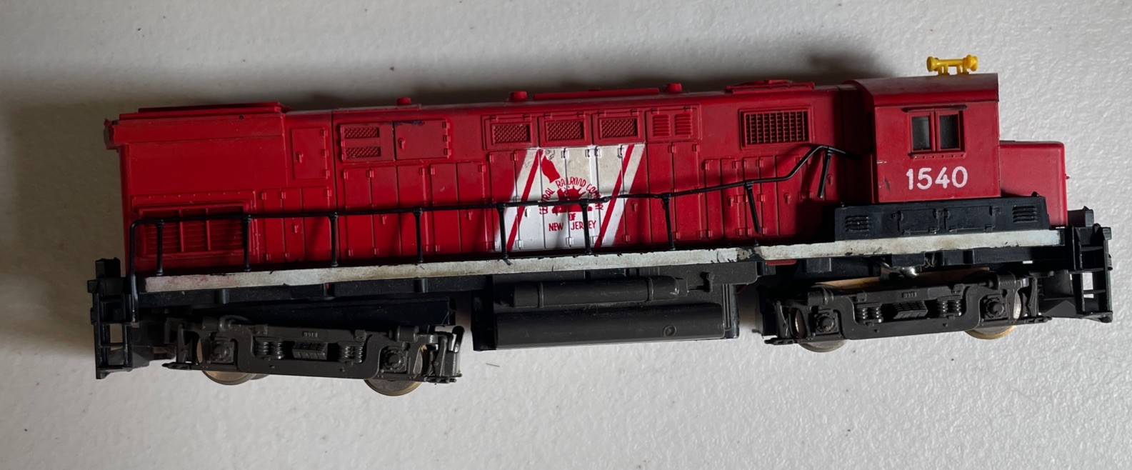 AHM HO CENTRAL RAILROAD COMPANY OF NEW JERSEY #1540- ALCO CENTURY 424