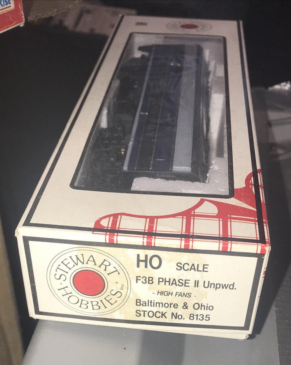 Stewart Hobbies 8135 HO F3B Phase II Powered High Fans B&O ( B7 )