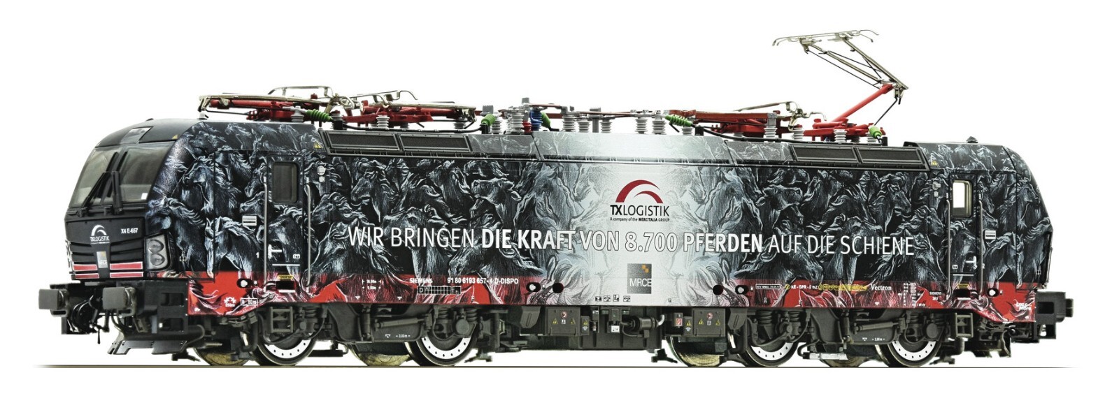 ROCO 71961 193 657-4 TX Logistik We Bring The Power Of 8,700 Horses To The Rails