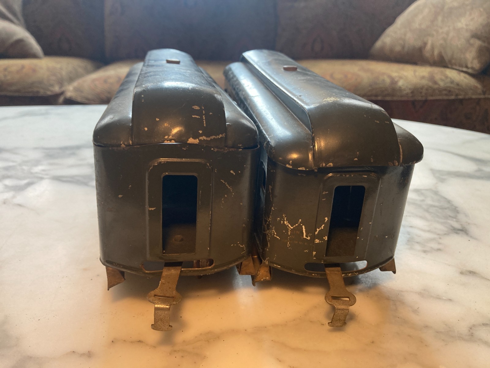 1917 to 1922 Prewar Lionel 33 Train Engine with 35 Pullman 36 Observation Cars 2