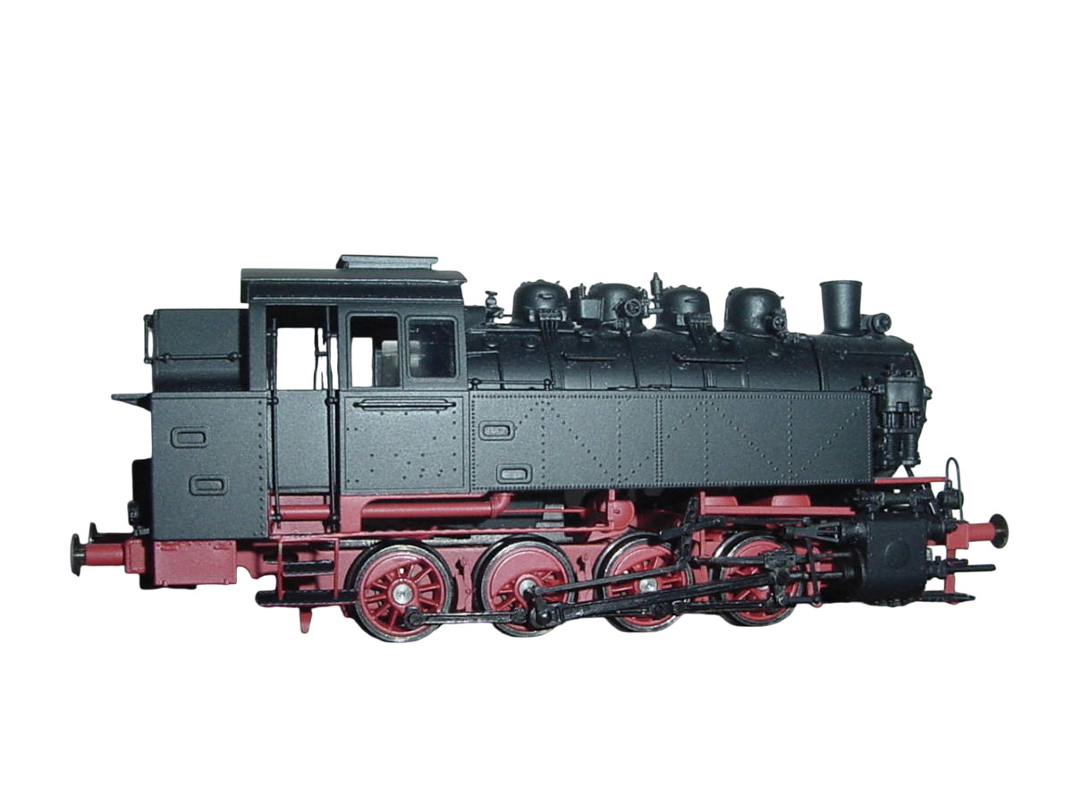Unknown DR BR81 0-8-0T Brass Steam Locomotive HO Gauge Tested Boxed #113