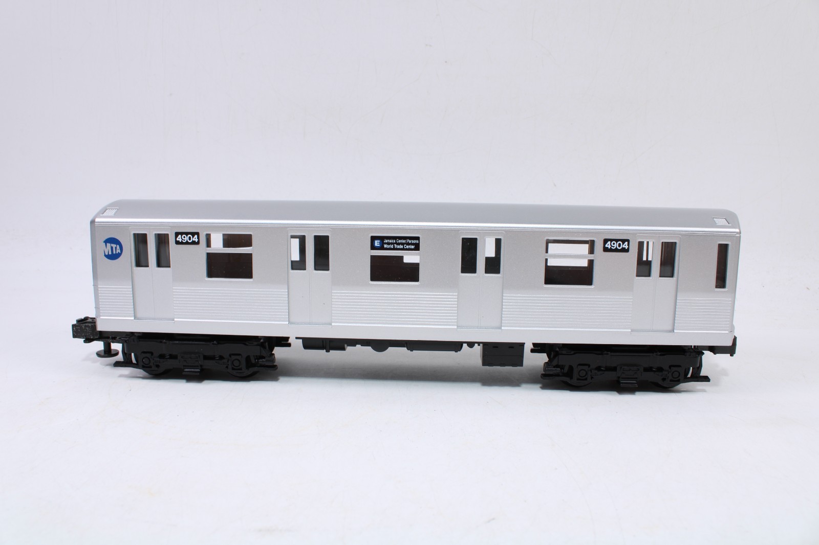 MTH 30-2162-0 O Gauge 4-Car Subway Set MTA Silver w/Horn