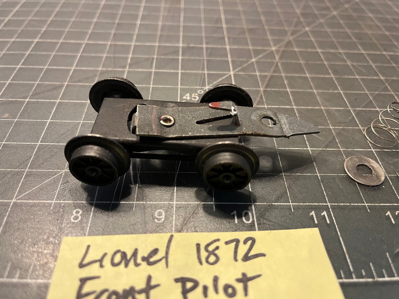 Lionel O Train The General 1872 Locomotive FRONT PILOT TRUCK ASSEMBLY PART LOT D
