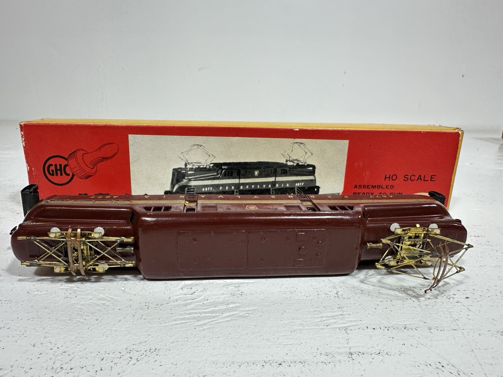 Original Vintage BOXED Japanese GHC PRR GG-1 Loco!