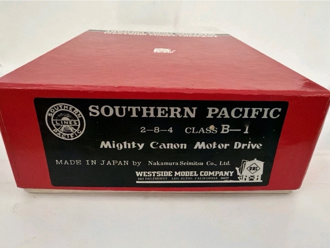 Westside WMC HO Southern Pacific 2-8-4 Class B-1 Steam Engine Mighty Canon Motor