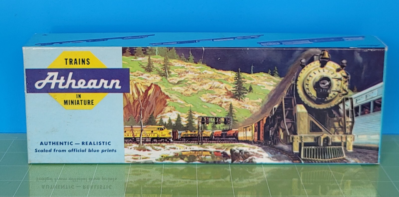 FB1: HO Scale ATHEARN Powered Baldwin S-12 Erie Lackawanna EL #617 3703 w/ Track