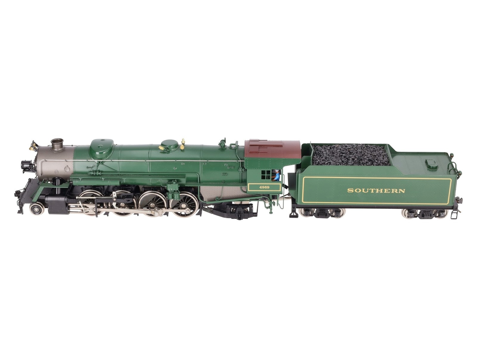 Williams O Scale Brass Southern 2-8-2 Steam Engine & Tender #4869 w/DCC (2-Rail)