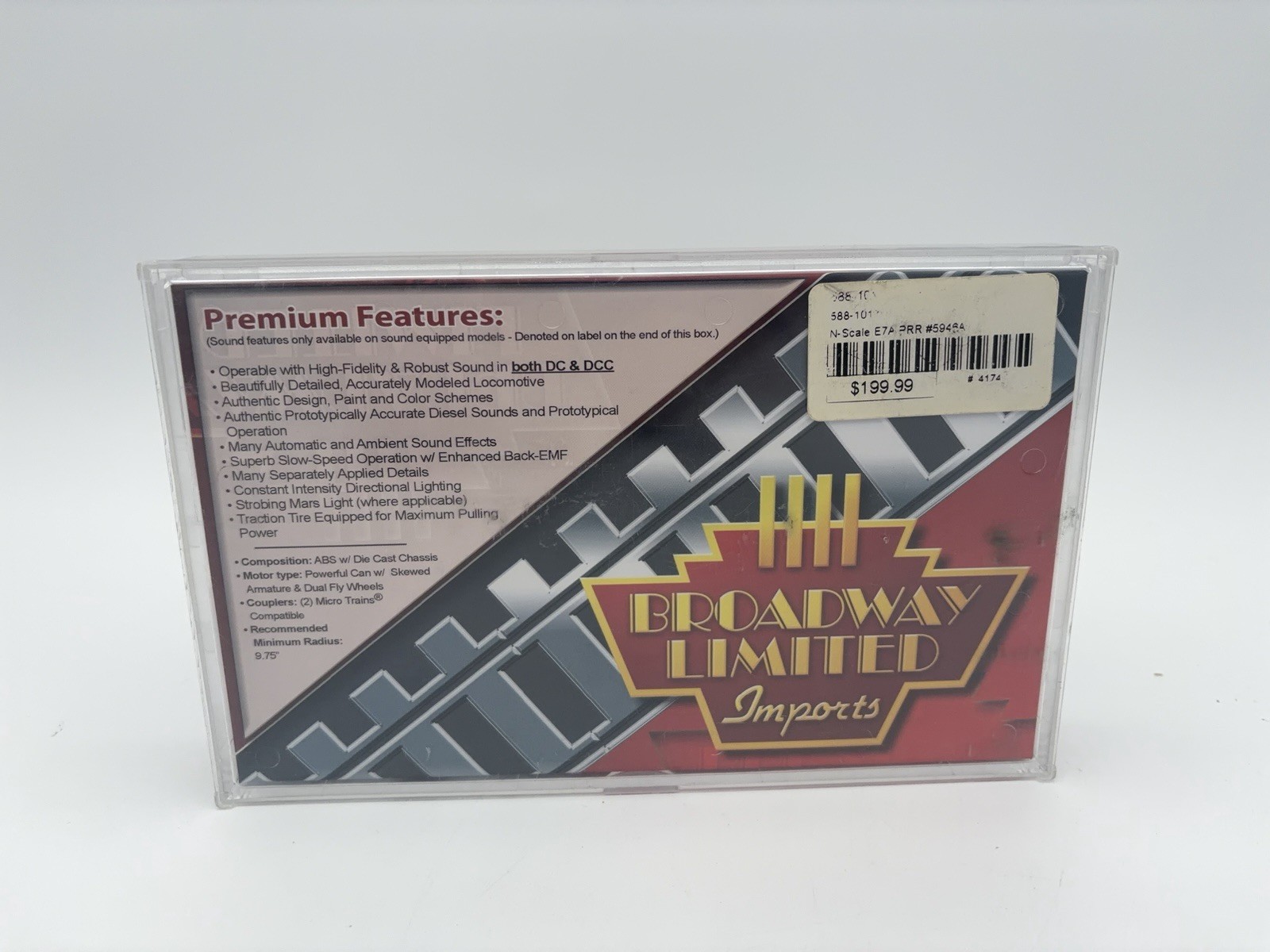 Broadway Limited – N – PRR – EMD E7A Diesel A-Unit #5846A DCC, Sound -Train 1017