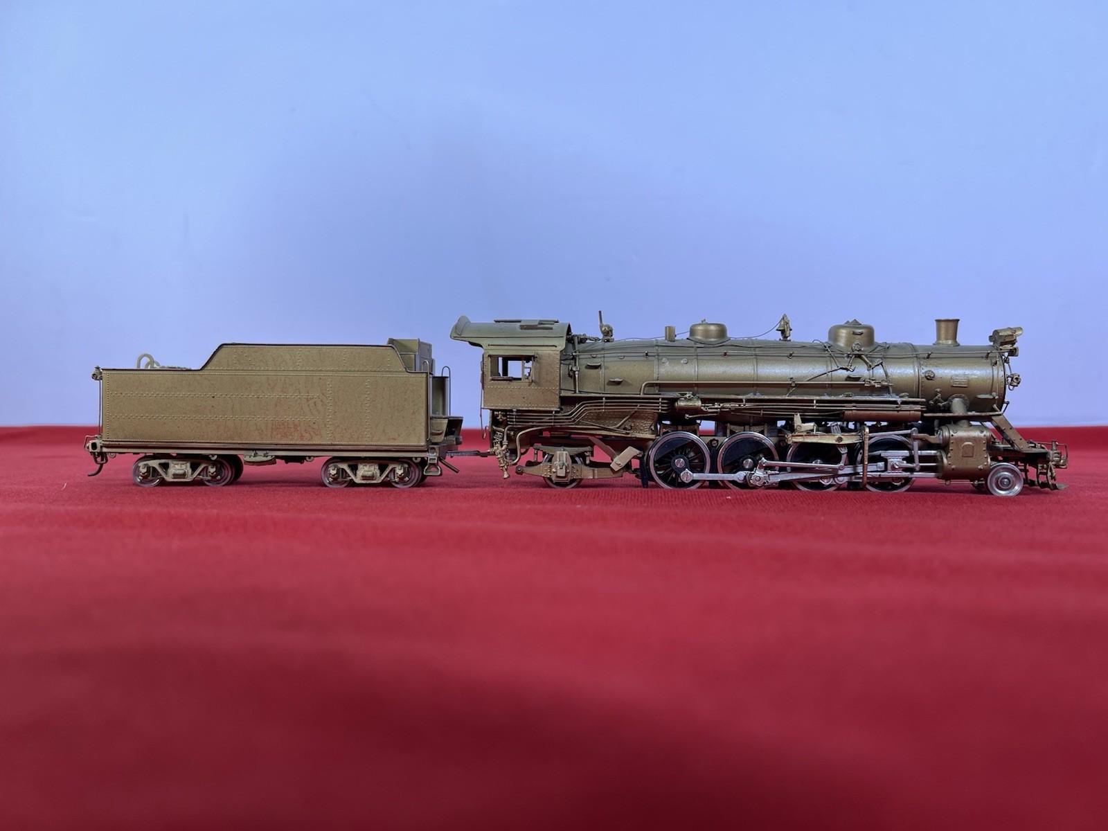 Westside Model Company Brass Baltimore & Ohio Q-3 2-8-2 & Tender HO Scale B&O