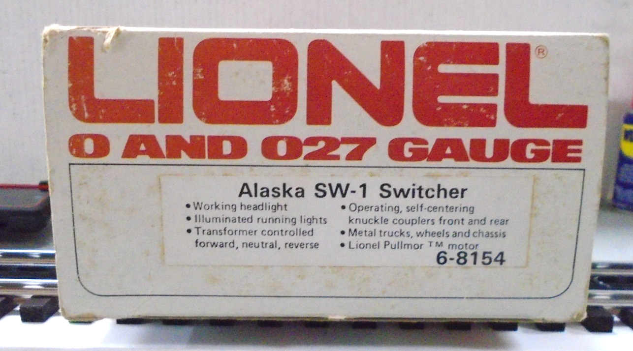 Lionel 6-8154 Alaska SW-1 Switcher Engine NIB
