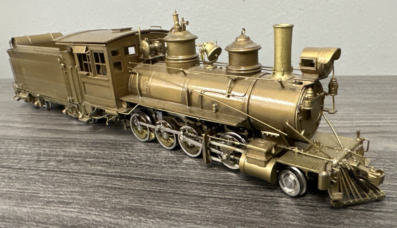 Pacific Fast Mail Sn3 Brass Class C-19 2-8-0 D&RGW #346 Unpainted Runs Well LNIB